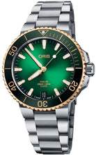 Oris Aquis Date Calibre 400 Bi-Colour Green Bracelet D 	01 400 7769 6357-07 8 22 09PEB Image 1