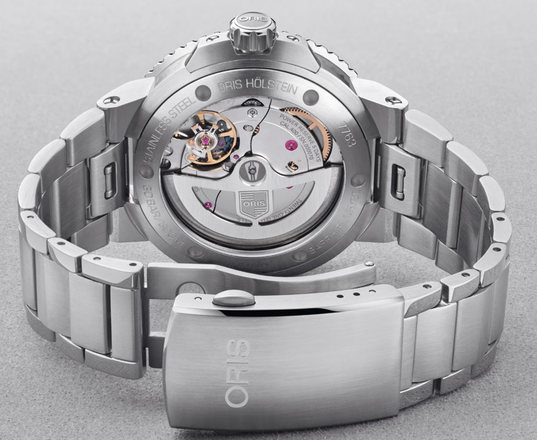Oris Aquis Date Calibre 400 Bracelet Watch D ORS-1672 Image 5