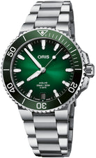 Oris Aquis Date Calibre 400 Green Bracelet 01 400 7769 4157-07 8 22 09PEB Image 1