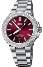 Oris Aquis Date Diamond Red Bracelet 01 733 7766 4998-07 8 22 05PEB Image 1