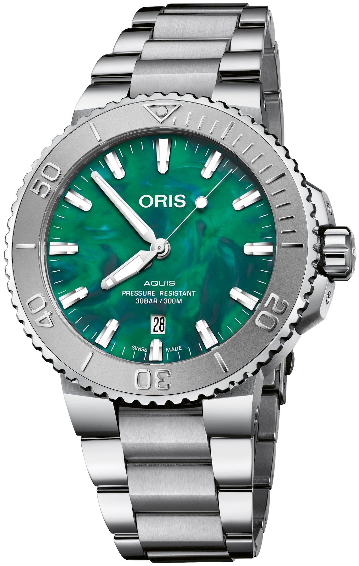 Oris Aquis Date Oris x Bracelet Watch 01 733 7730 4137-07 8 24 05PEB Image 1