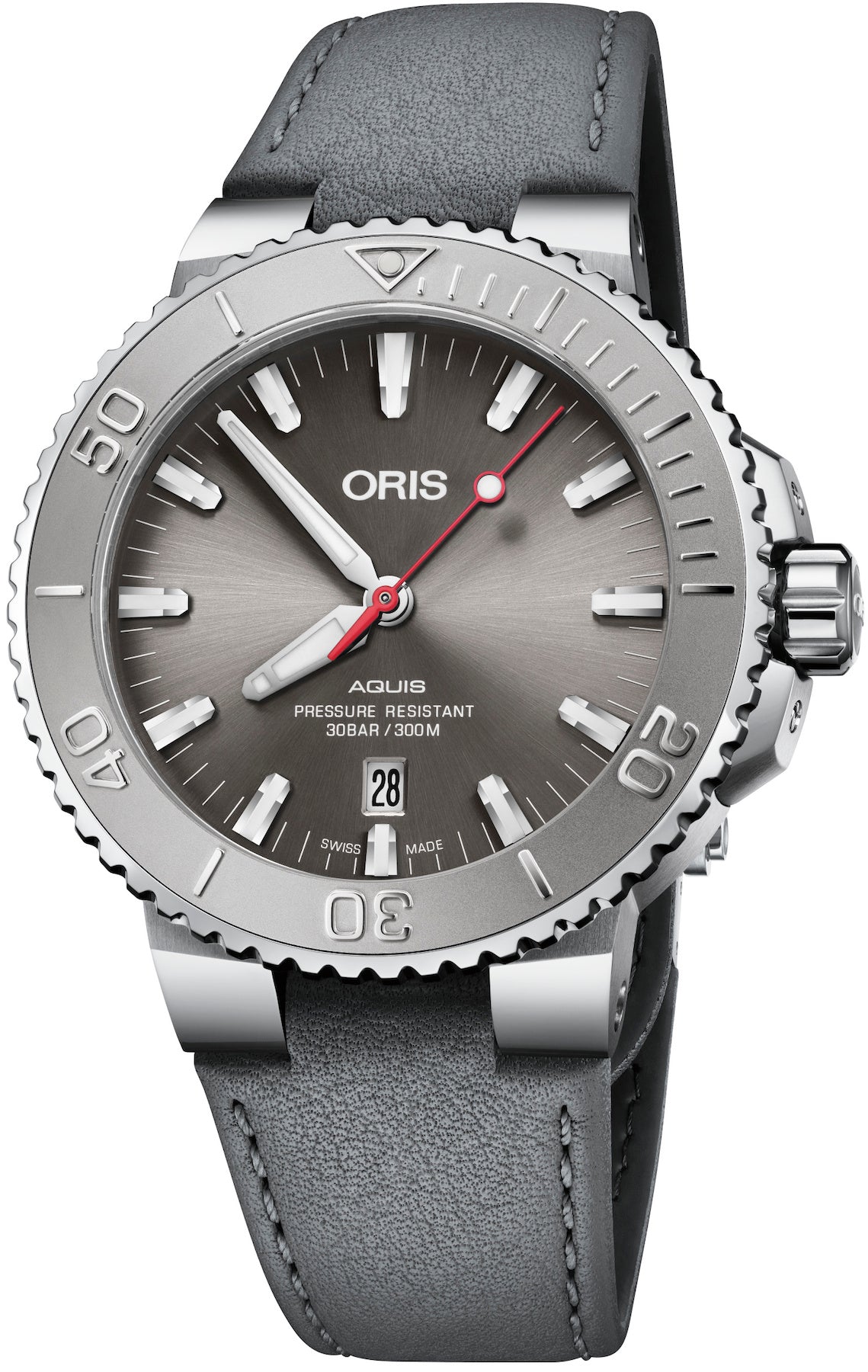 Oris Aquis Date Relief Leather 01 733 7730 4153-07 5 24 11EB Image 1