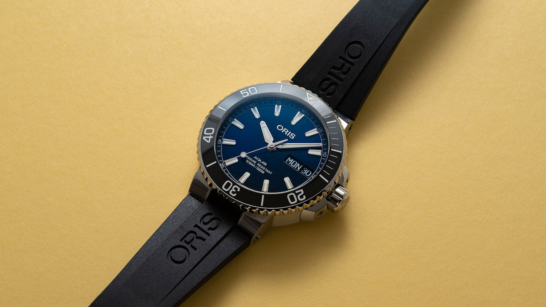 Oris Aquis Date Rubber 01 733 7766 4135-07 4 22 64FC Image 5