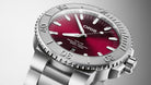 Oris Aquis Date Sunray Cherry Red 43.5 Bracelet 	01 733 7730 4158-07 8 24 05PEB Image 2