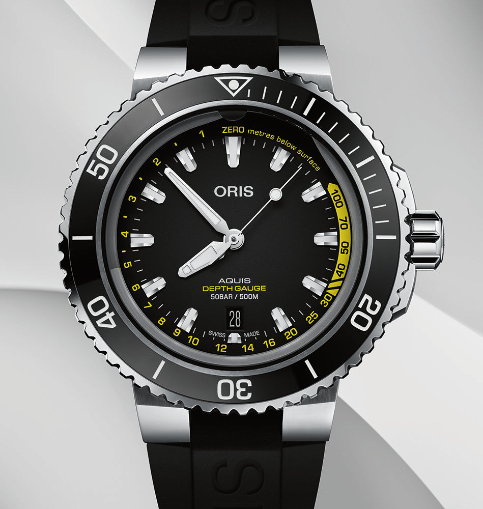 Oris Aquis Depth Gauge Rubber 01 733 7755 4154-Set RS Image 2