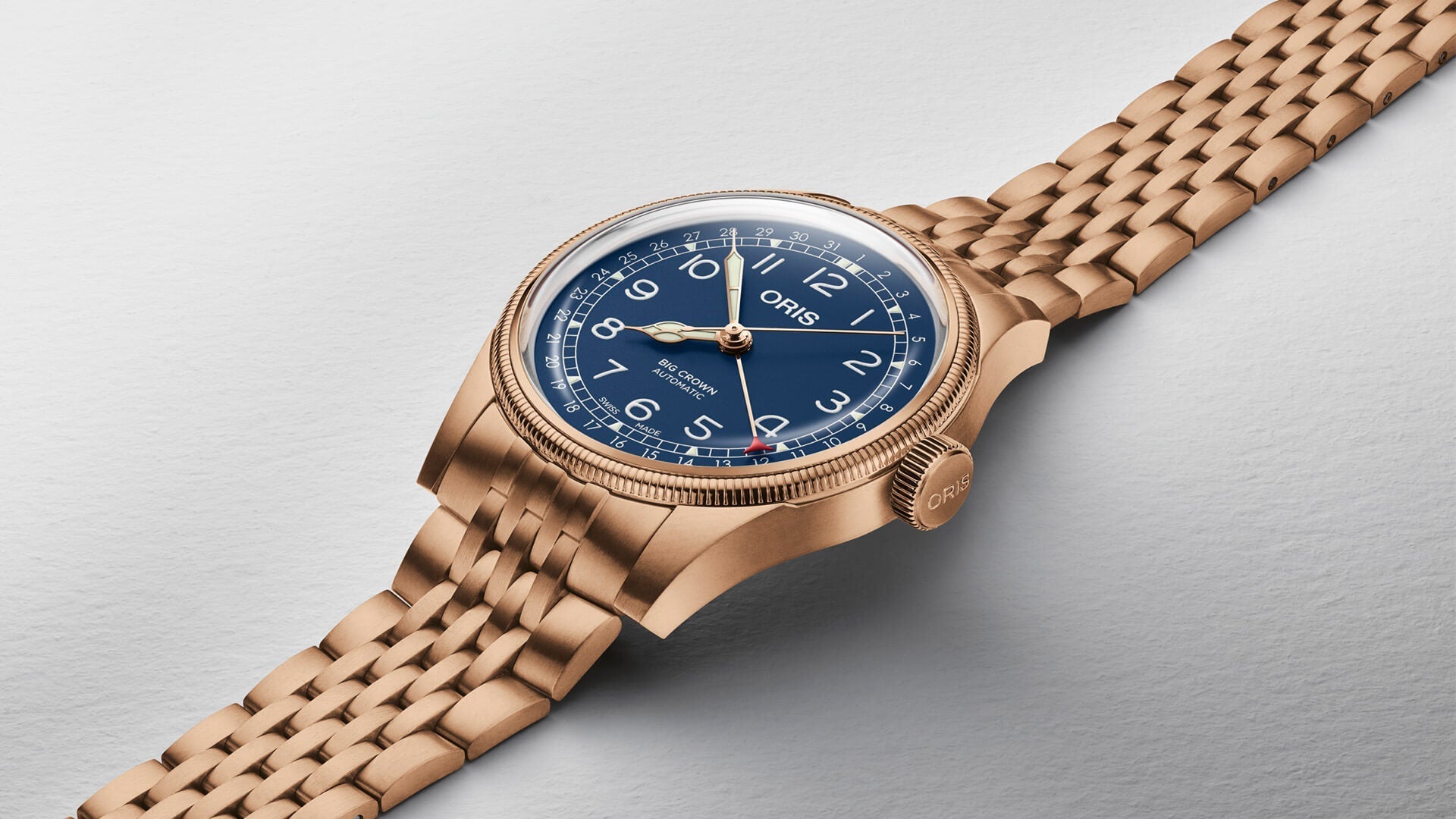 Oris Big Crown Pointer Date Bronze Blue 01 754 7741 3165-07 8 20 01  Image 2