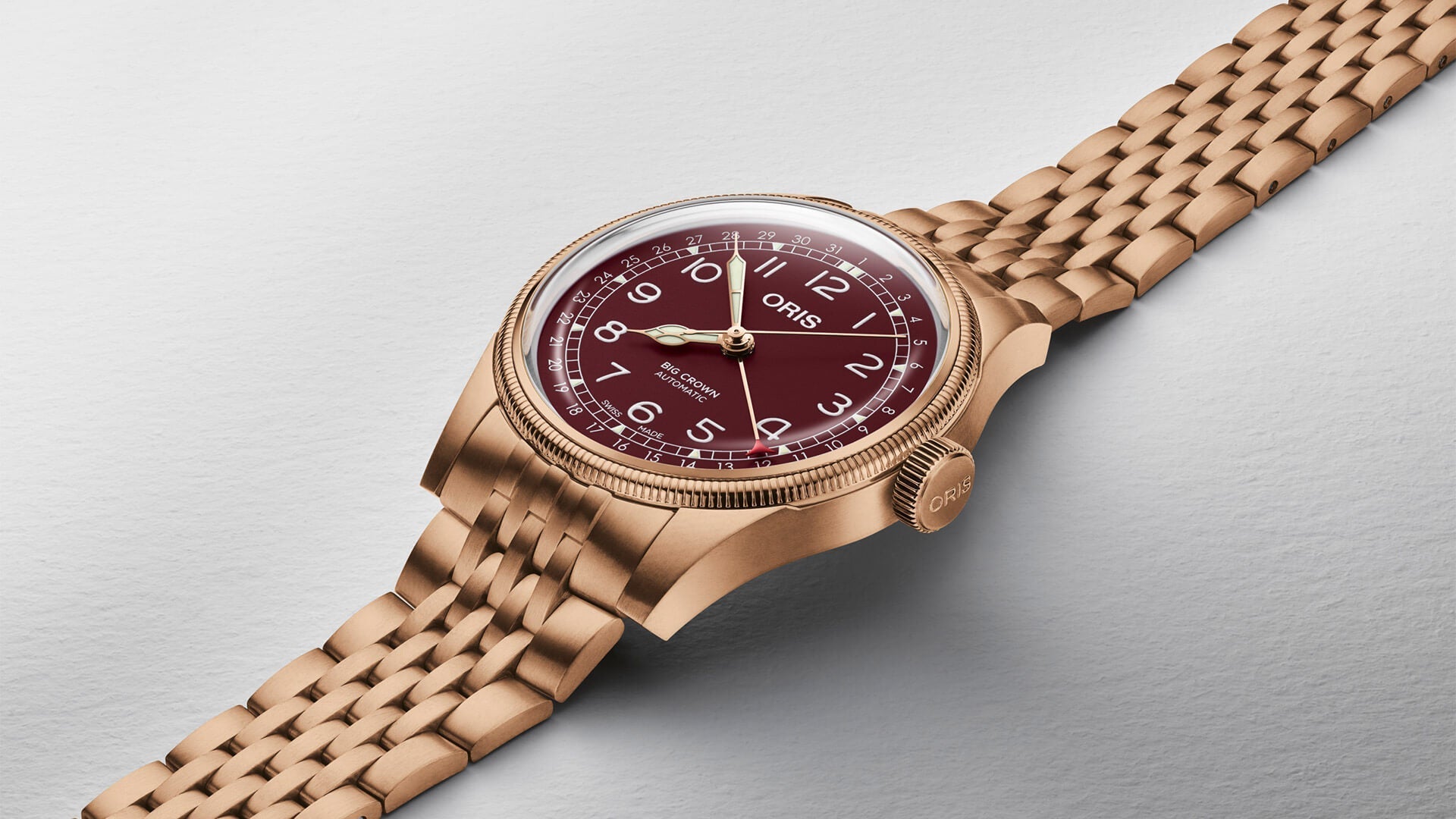 Oris Big Crown Pointer Date Bronze Red 01 754 7741 3168-07 8 20 01 Image 2