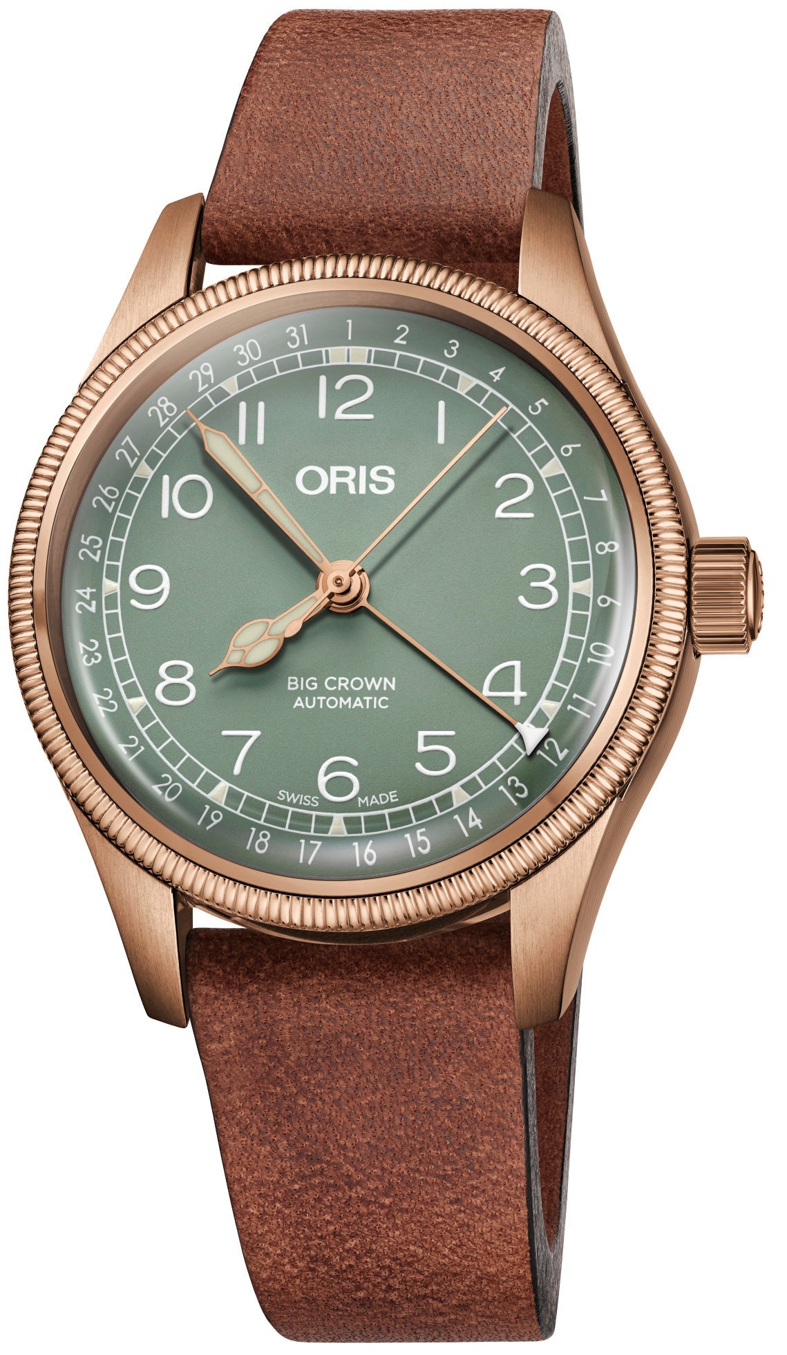 Oris Big Crown Pointer Date Bronze Watch 01 754 7749 3167-07 5 17 69GBR Image 1