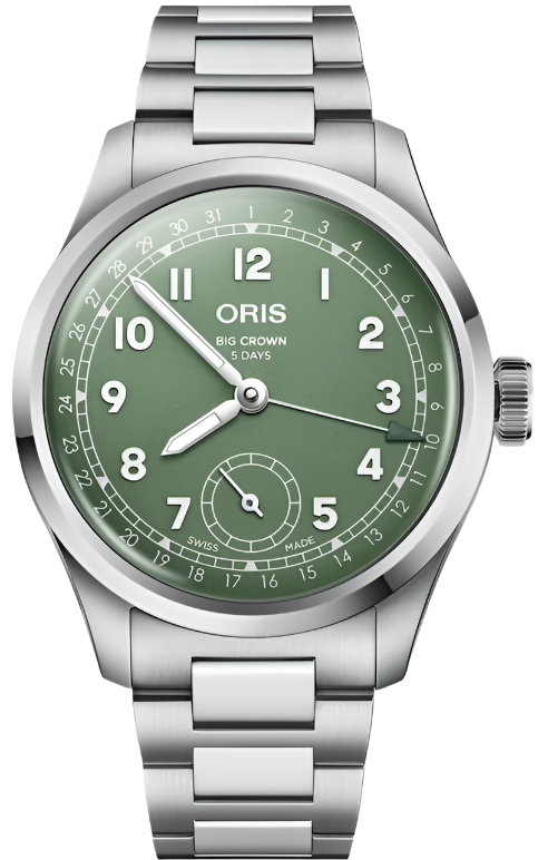 Oris Big Crown Pointer Date Calibre 403 Green Watch ORS-1848 Image 1