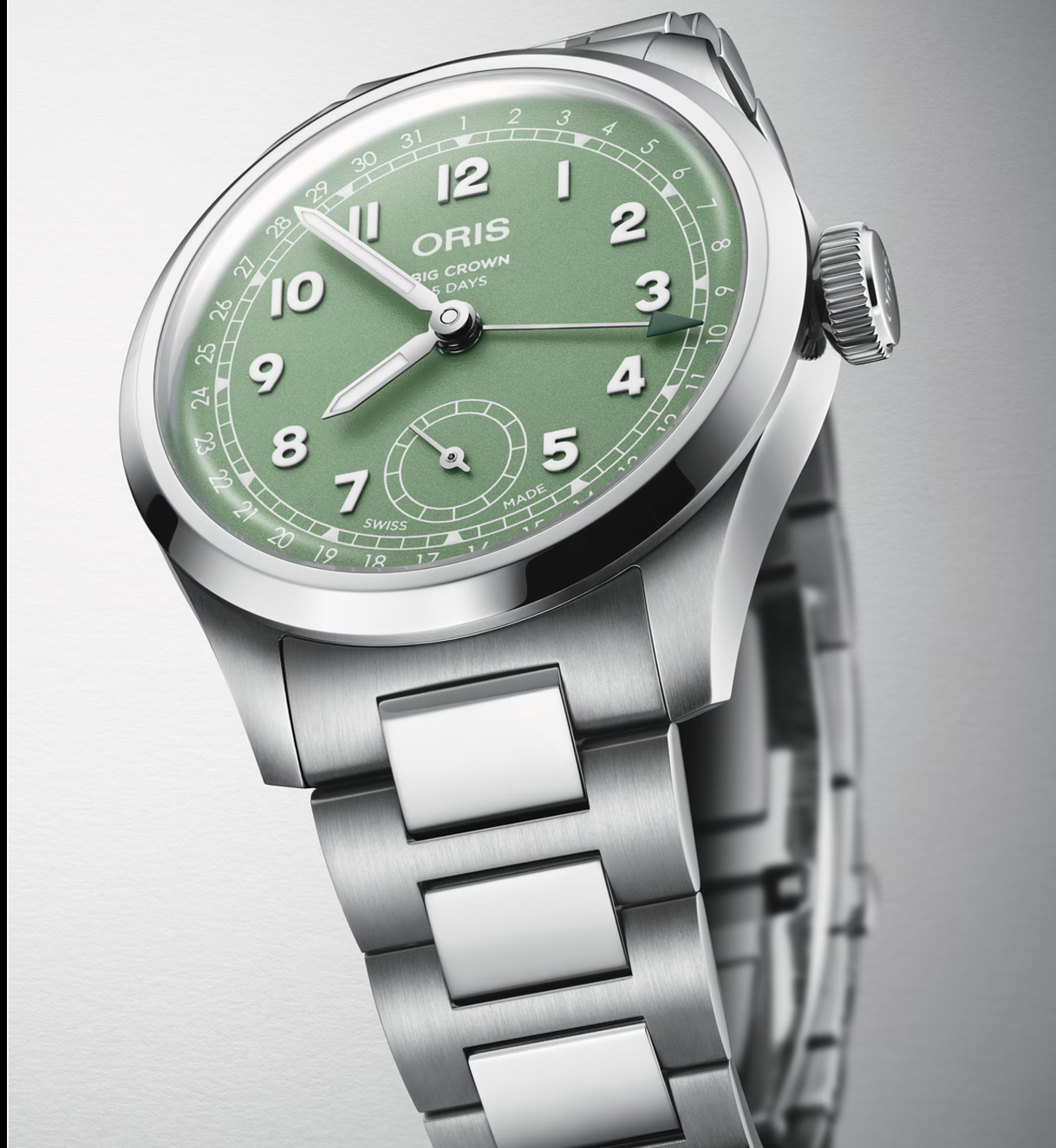 Oris Big Crown Pointer Date Calibre 403 Green Watch ORS-1848 Image 4