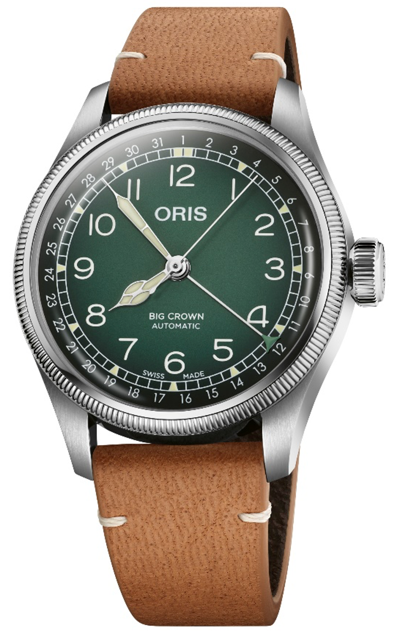 Oris Big Crown Pointer Date Cervo Volante Green Watch ORS-1737 Image 1