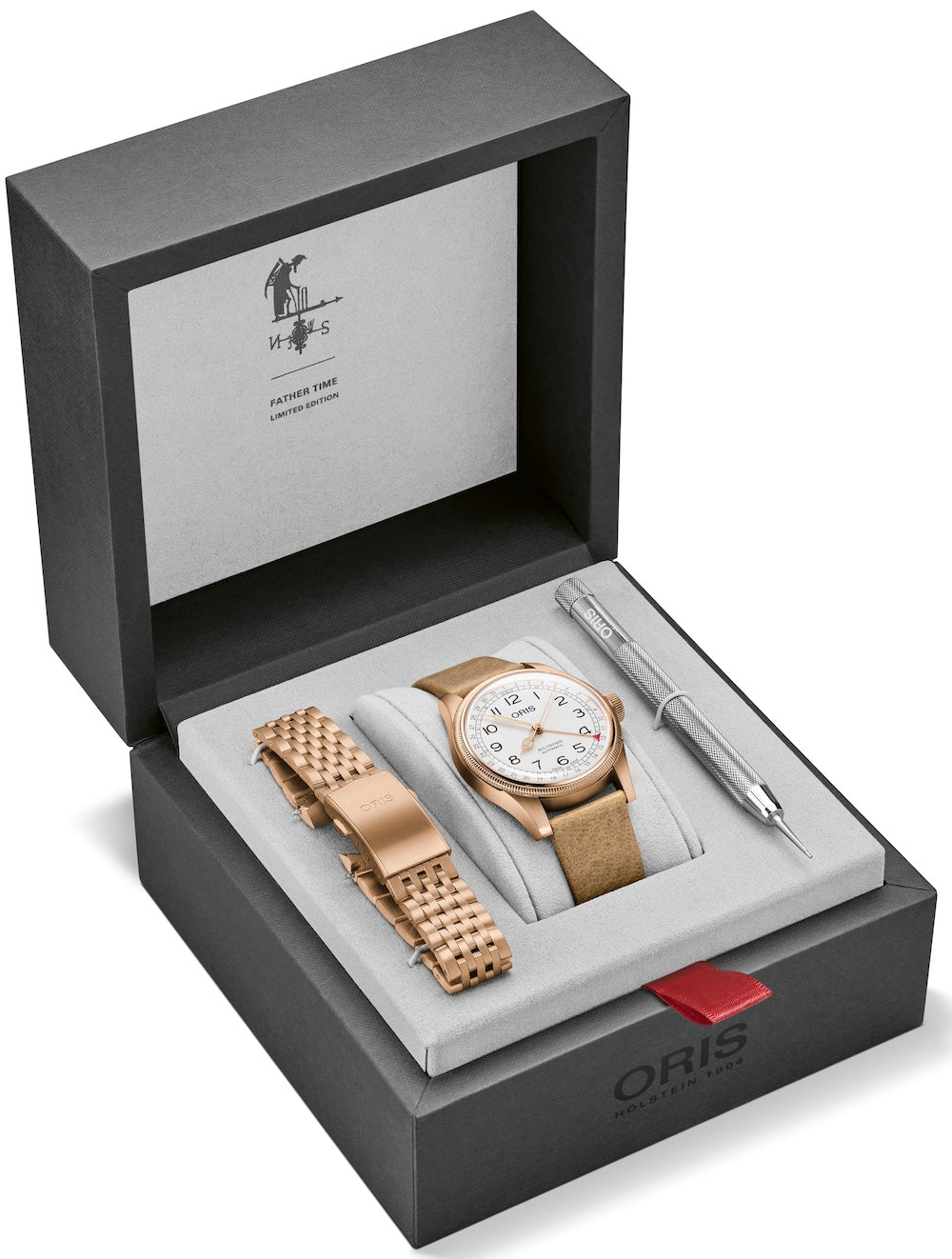 Oris Big Crown Pointer Date Father Time 40mm Limited Edition Watch 01 754 7741 3161-Set Image 10