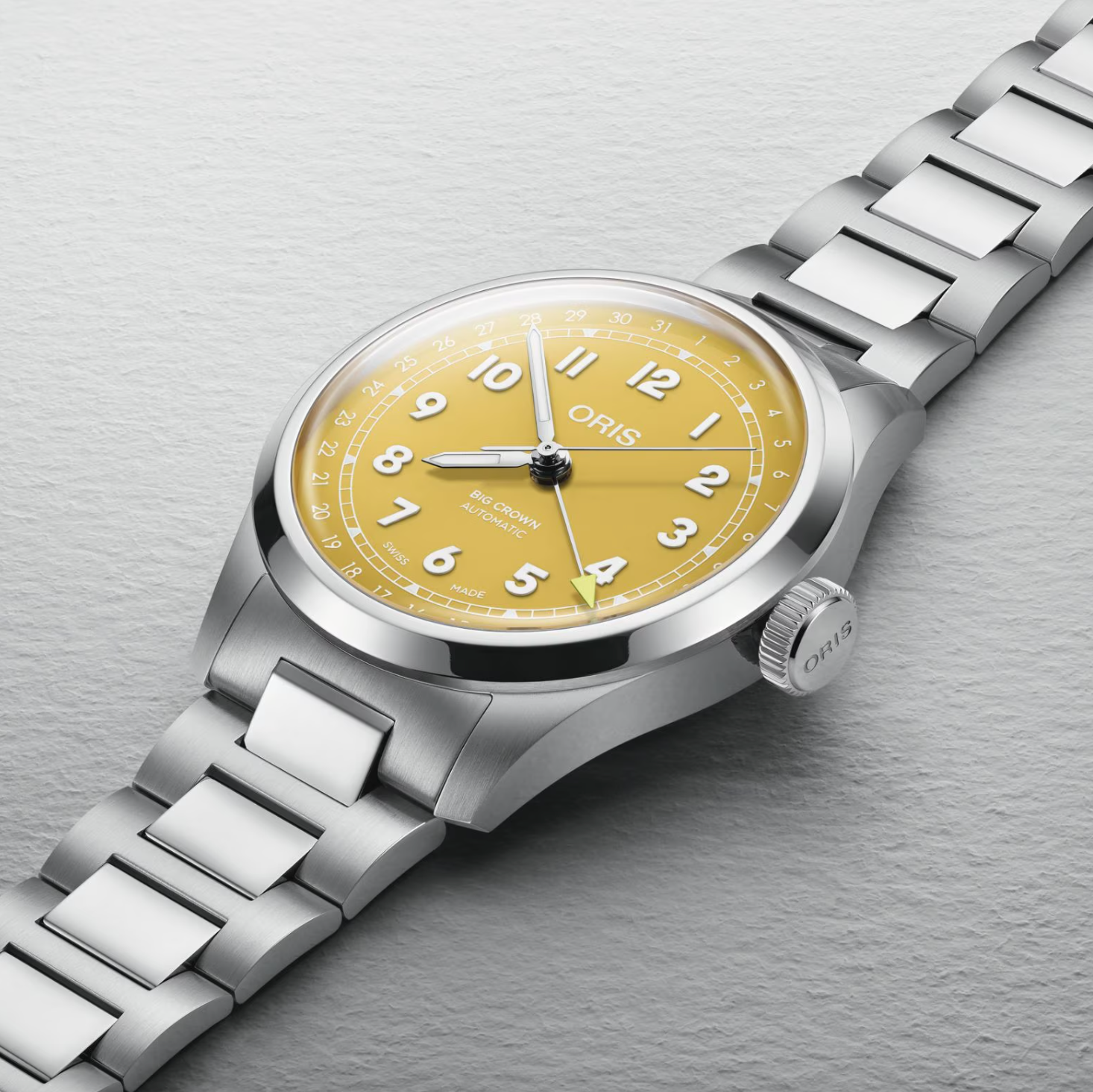 Oris Big Crown Pointer Date Yellow Watch ORS-1843 Image 4