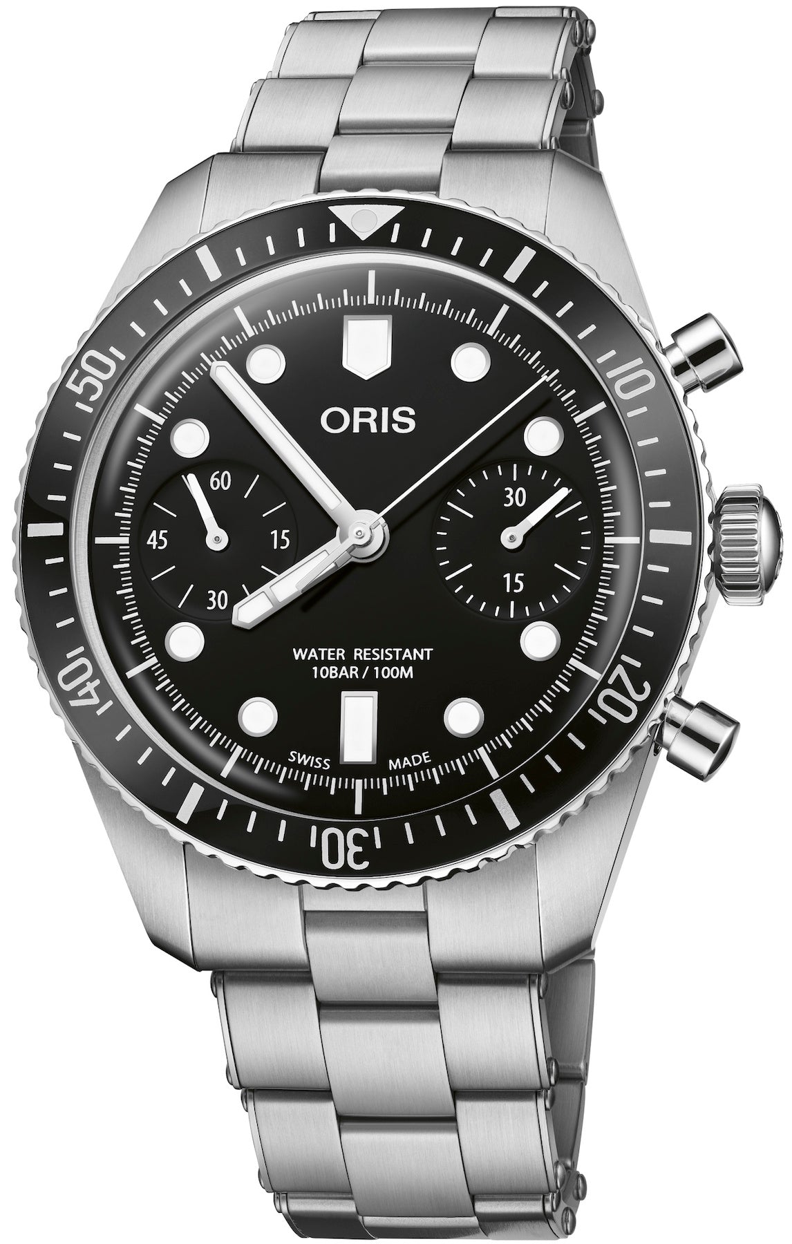 Oris Divers Sixty Five Chronograph Bracelet Watch 01 771 7791 4054-07 8 20 18 Image 1