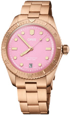 Oris Divers Sixty-Five Cotton Candy Lipstick Pink Bracelet 01 733 7771 3158-07 8 19 15 Image 1