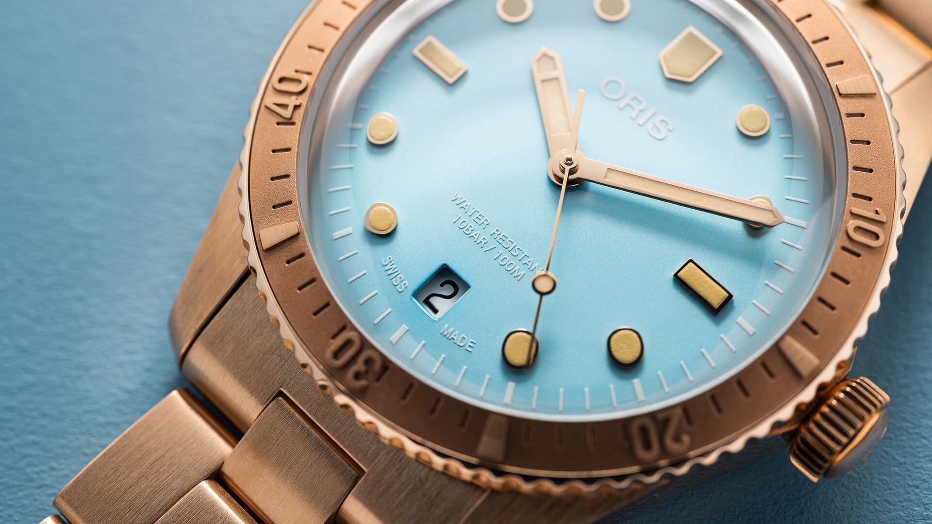 Oris Divers Sixty-Five Cotton Candy Sky Blue 01 733 7771 3155-07 5 19 04BR Image 2