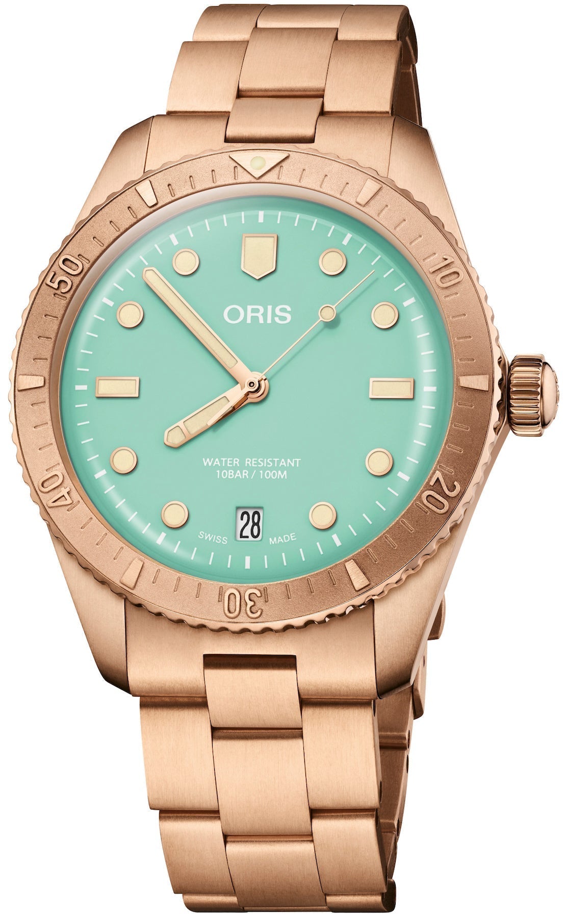 Oris Divers Sixty-Five Cotton Candy Wild Green Bracelet 01 733 7771 3157-07 8 19 15 Image 1