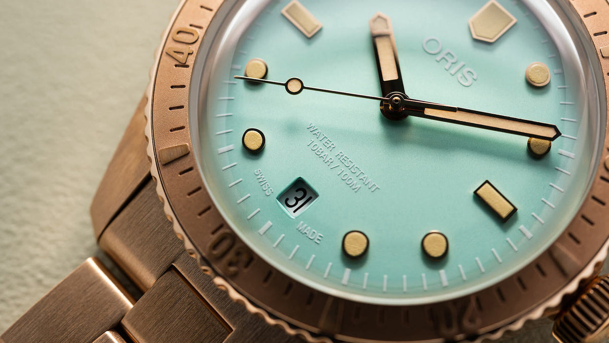 Oris Divers Sixty-Five Cotton Candy Wild Green Bracelet 01 733 7771 3157-07 8 19 15 Image 2