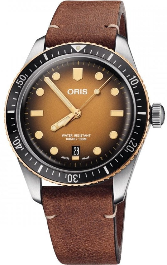 Oris Divers Sixty Five Leather Watch 01 733 7707 4356-07 5 20 45 Image 1