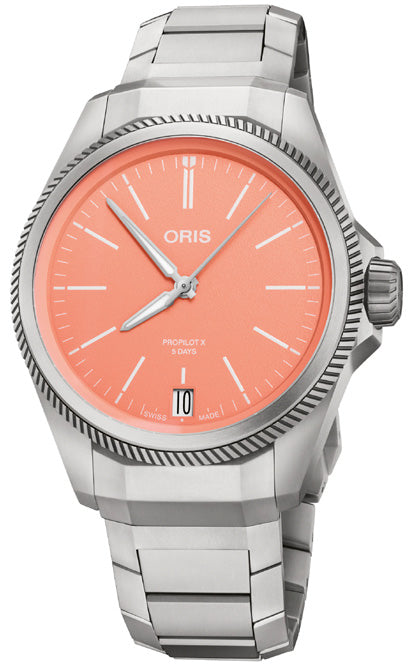 Oris ProPilot X Calibre 400 Salmon 01 400 7778 7158-07 7 20 01 TLC Image 1