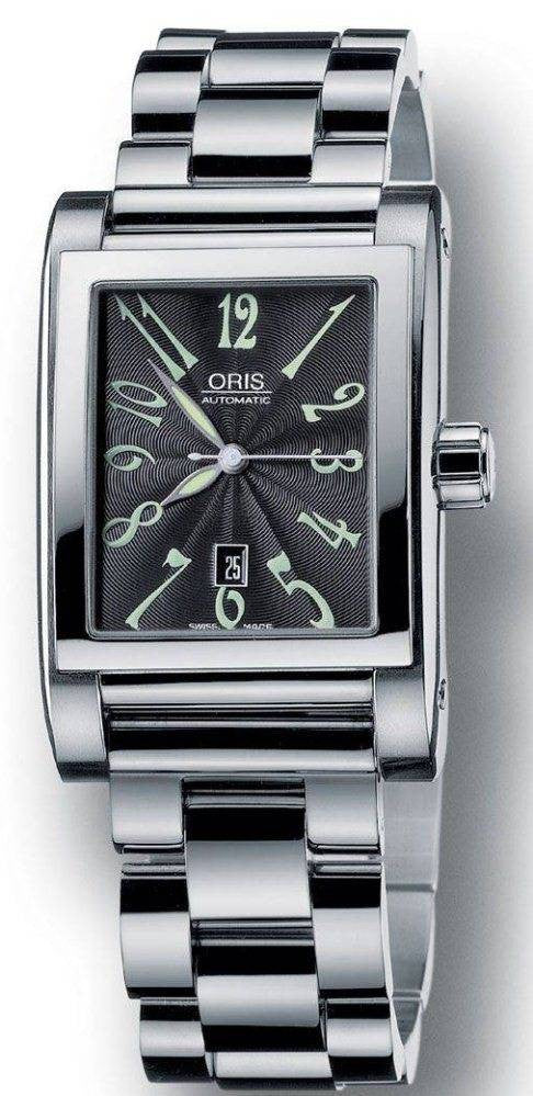 Oris Rectangular Date D 561 7526 4064-07 Image 1