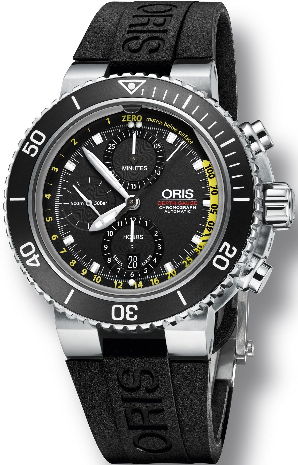Oris Watch Aquis Chrono Depth Gauge Rubber Set D 01 774 7708 4154-Set RS Image 1