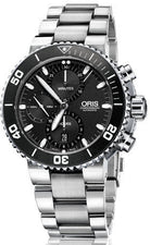 Oris Watch Aquis Chronograph Bracelet D 01 774 7655 4154-07 8 26 01PEB Image 1