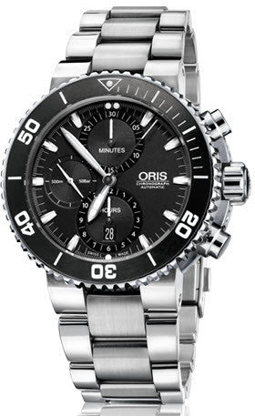 Oris Watch Aquis Chronograph Bracelet D 01 774 7655 4154-07 8 26 01PEB Image 1
