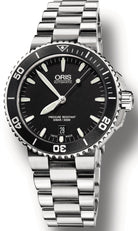 Oris Watch Aquis Date Black Bracelet D 01 733 7676 4154-07 8 21 10P Image 1