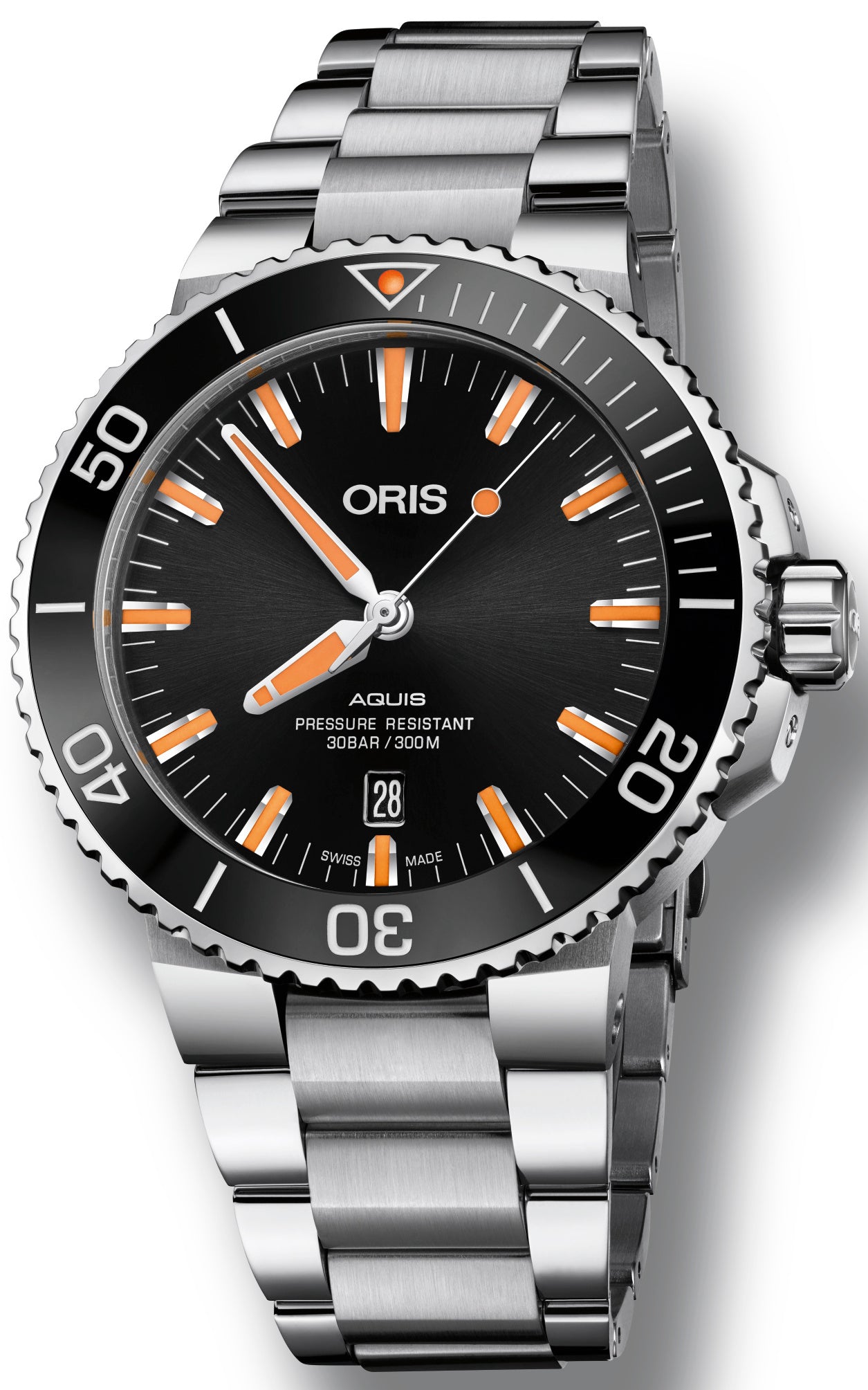 Oris Watch Aquis Date Bracelet 01 733 7730 4159-07 8 24 05PEB Image 1