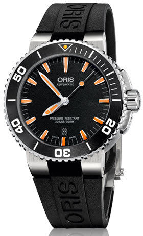 Oris Watch Aquis Date Dark Black Rubber 01 733 7653 4159-07 4 26 34EB Image 1