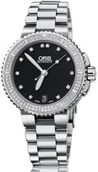 Oris Watch Aquis Date Diamond Bracelet 01 733 7652 4994-07 8 18 01P Image 1