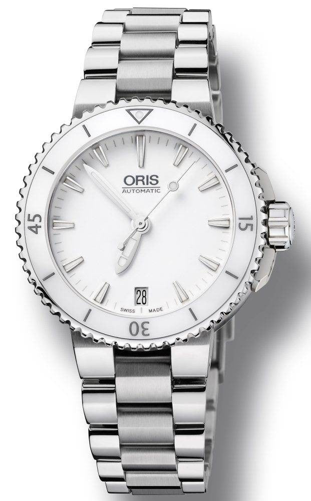 Oris Watch Aquis Date Lady Bracelet 01 733 7652 4156-07 8 18 01P Image 1