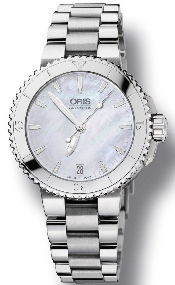 Oris Watch Aquis Date Lady Bracelet D 01 733 7652 4151-07 8 18 01P Image 1