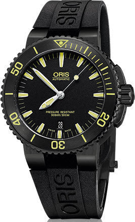 Oris Watch Aquis Date PVD Rubber 01 733 7653 4722-07 4 26 34BEB Image 1