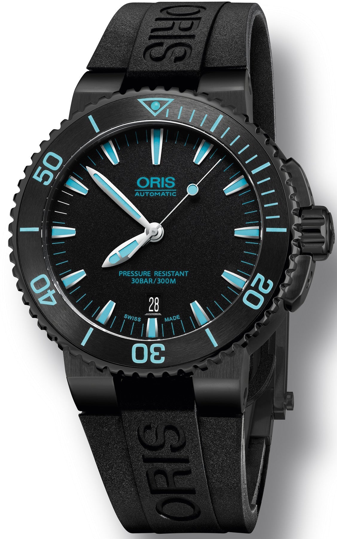 Oris Watch Aquis Date PVD Rubber 01 733 7653 4725-07 4 26 34BEB Image 1