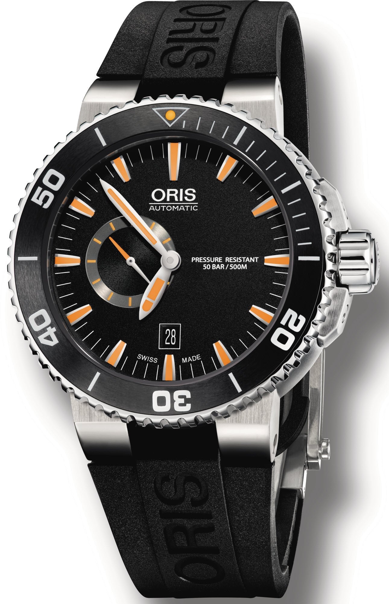Oris Watch Aquis Date Small Second Black Rubber 01 743 7673 4159-07 4 26 34EB Image 1