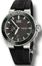 Oris Watch Aquis Date Small Second Dark Green Rubber D 01 743 7673 4157-07 4 26 34EB Image 1