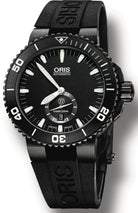 Oris Watch Aquis Date Small Second DLC Rubber 01 739 7674 7754-07 4 26 34BTE Image 1