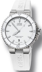 Oris Watch Aquis Date White Rubber 01 733 7676 4156-07 4 21 31 Image 1