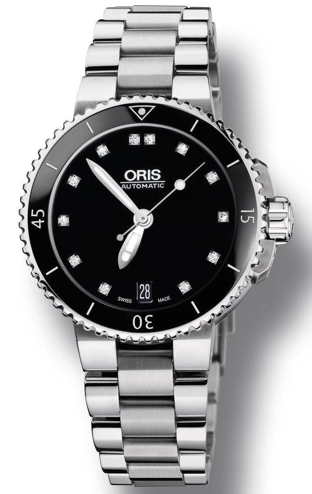 Oris Watch Aquis Divers Lady Bracelet 01 733 7652 4194-07 8 18 01P Image 1
