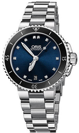 Oris Watch Aquis Lady Date Bracelet 01 733 7652 4195-07 8 18 01P Image 1