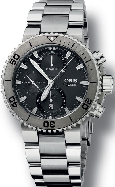 Oris Watch Aquis Titan Chronograph Bracelet 01 674 7655 7253-07 8 26 75PEB Image 1