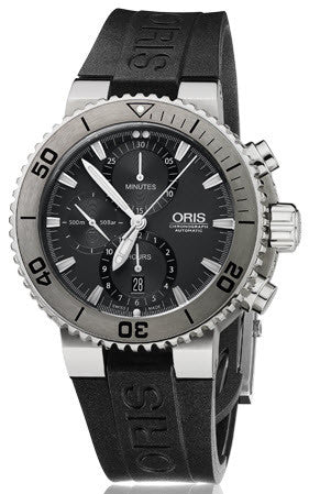Oris Watch Aquis Titan Chronograph Rubber 01 674 7655 7253-07 4 26 34TEB Image 1