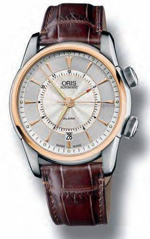 Oris Watch Artelier Alarm 18K Crocodile D 01 908 7607 6351-07 1 22 73FC Image 1