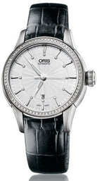 Oris Watch Artelier Lady Date Diamond Leather 01 561 7687 4951-07 5 14 60FC Image 1