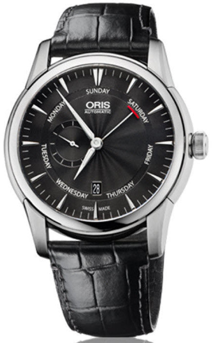 Oris Watch Artelier Pointer Day Date Small Second Leather 01 745 7666 4051 Image 1