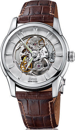 Oris Watch Artelier Skeleton Leather D 01 734 7670 4051-07 5 21 70FC Image 1