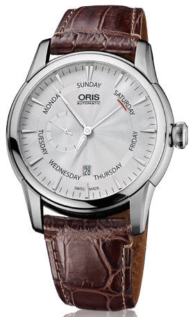Oris Watch Artelier Small Second Pointer Day Date Crocodile 01 745 7666 4051-07 1 23 73FC Image 1