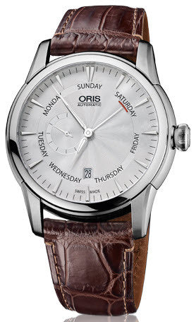 Oris Watch Artelier Small Second Pointer Day Date Leather 01 745 7666 4051-07 5 23 70FC Image 1
